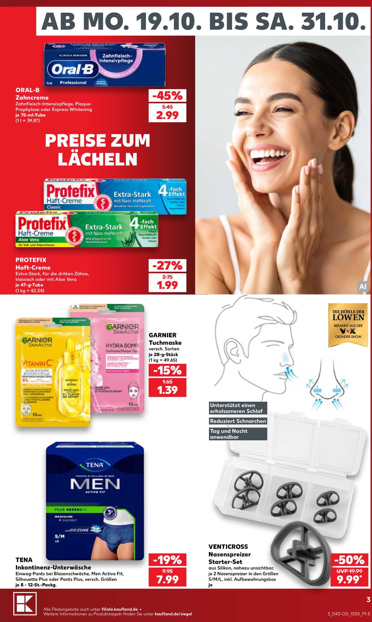 Leták Kaufland Německo 19.10.-31.10.2026 strana 3
