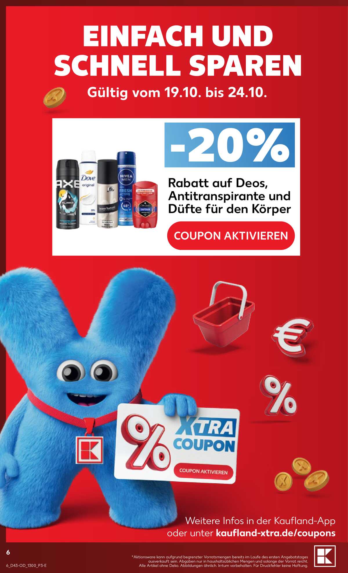 Leták Kaufland Německo 19.10.-31.10.2026 strana 6