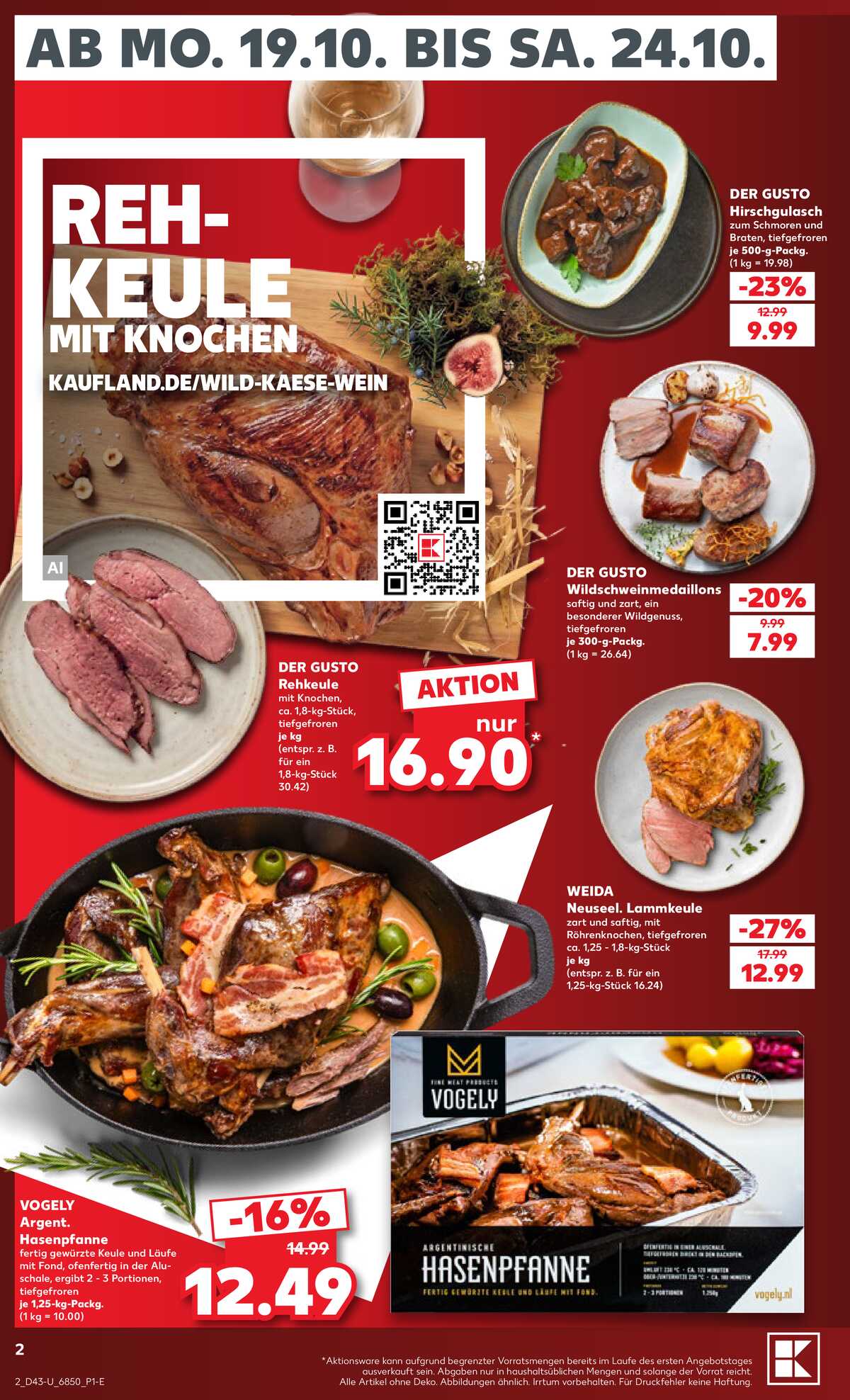 Leták Kaufland Německo 19.10.-24.10.2026 strana 2
