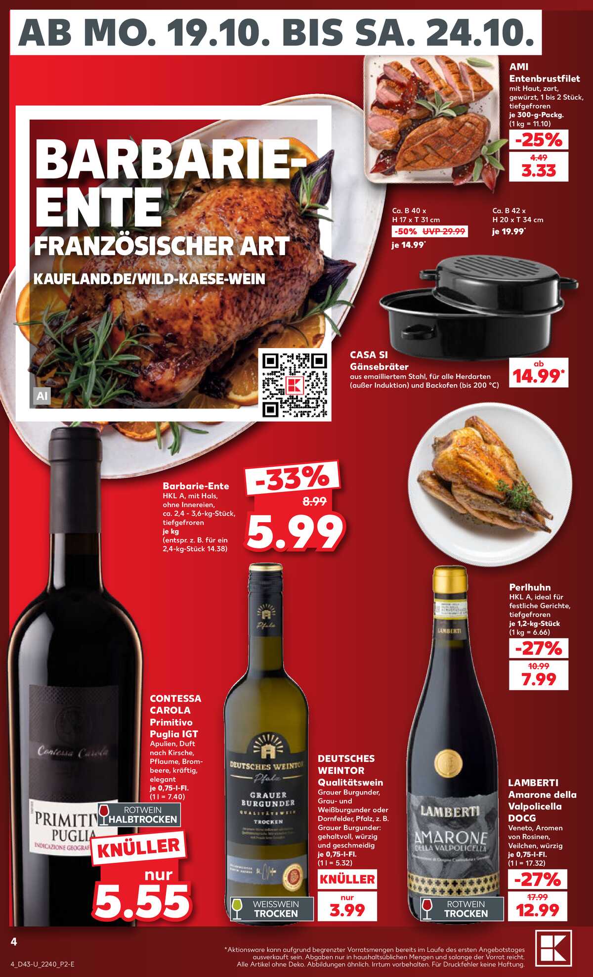 Leták Kaufland Německo 19.10.-24.10.2026 strana 4