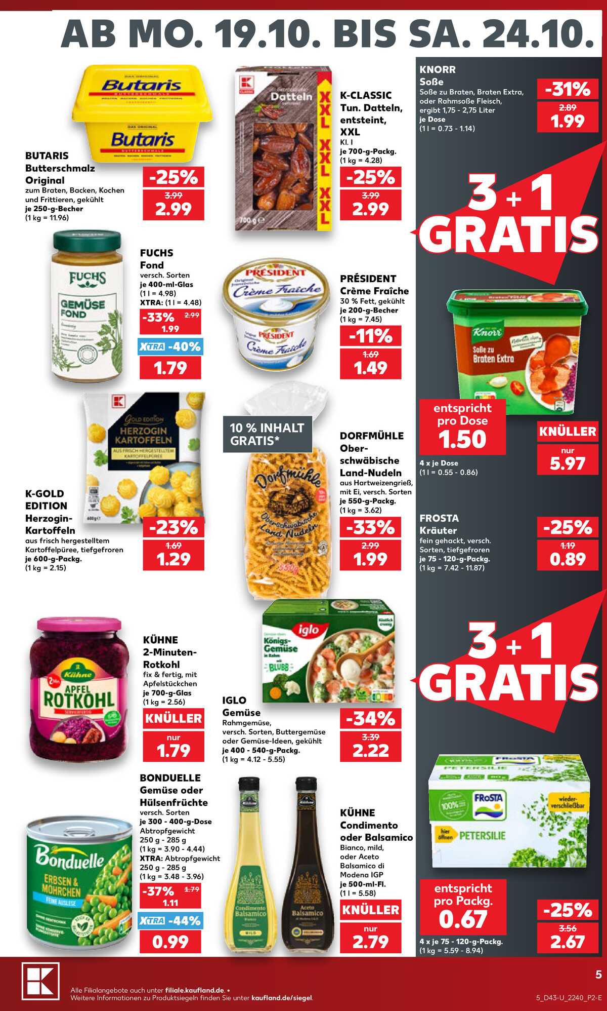 Leták Kaufland Německo 19.10.-24.10.2026 strana 5