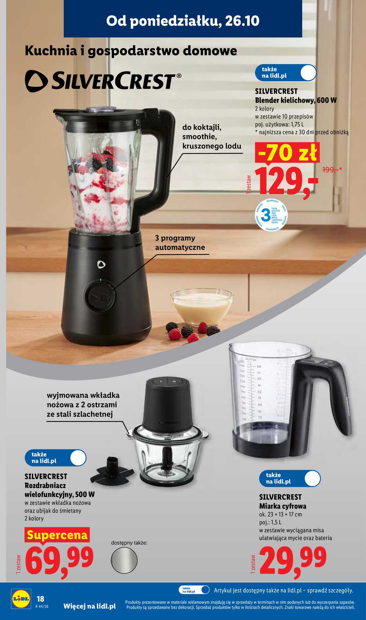Leták Lidl Polsko 26.10.-31.10.2026 - Katalog strana 22
