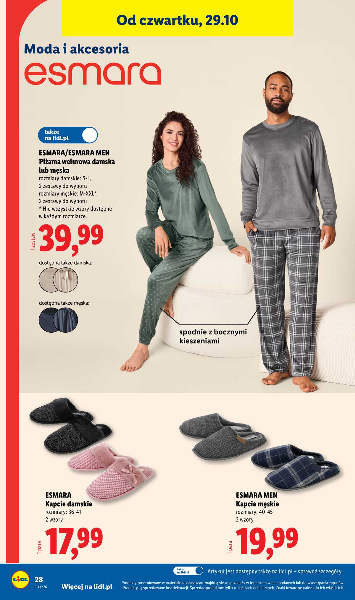 Leták Lidl Polsko 26.10.-31.10.2026 - Katalog strana 34