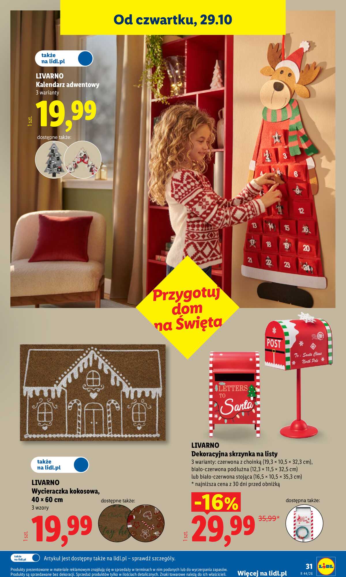 Leták Lidl Polsko 26.10.-31.10.2026 - Katalog strana 37