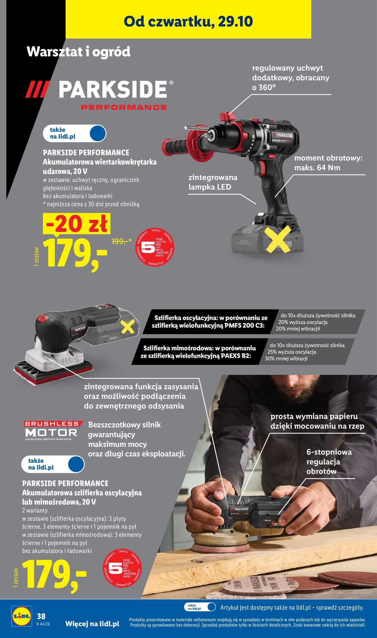 Leták Lidl Polsko 26.10.-31.10.2026 - Katalog strana 44
