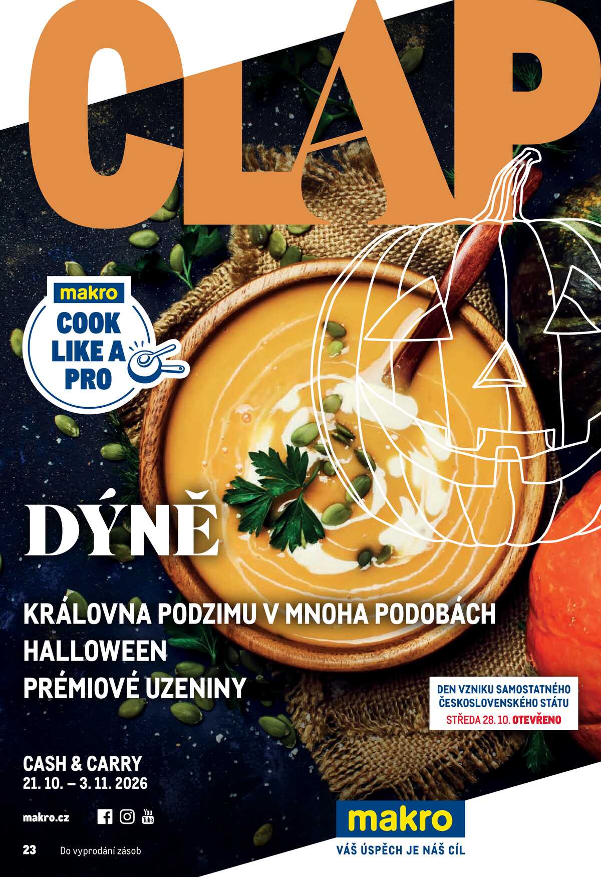 MAKRO Pro milovníky jídla do 3.11. strana 1