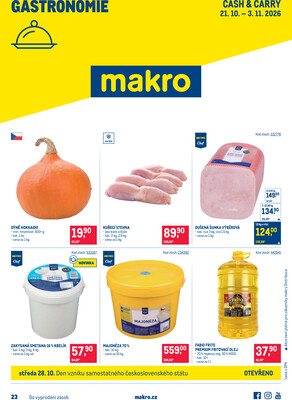 MAKRO Gastronomie do 3.11.