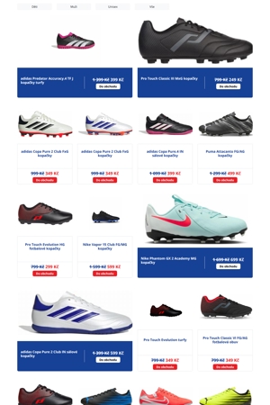 Intersport Kopačky a míče - 20. 10. 2026