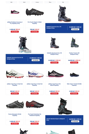 Intersport Boty - 20. 10. 2026