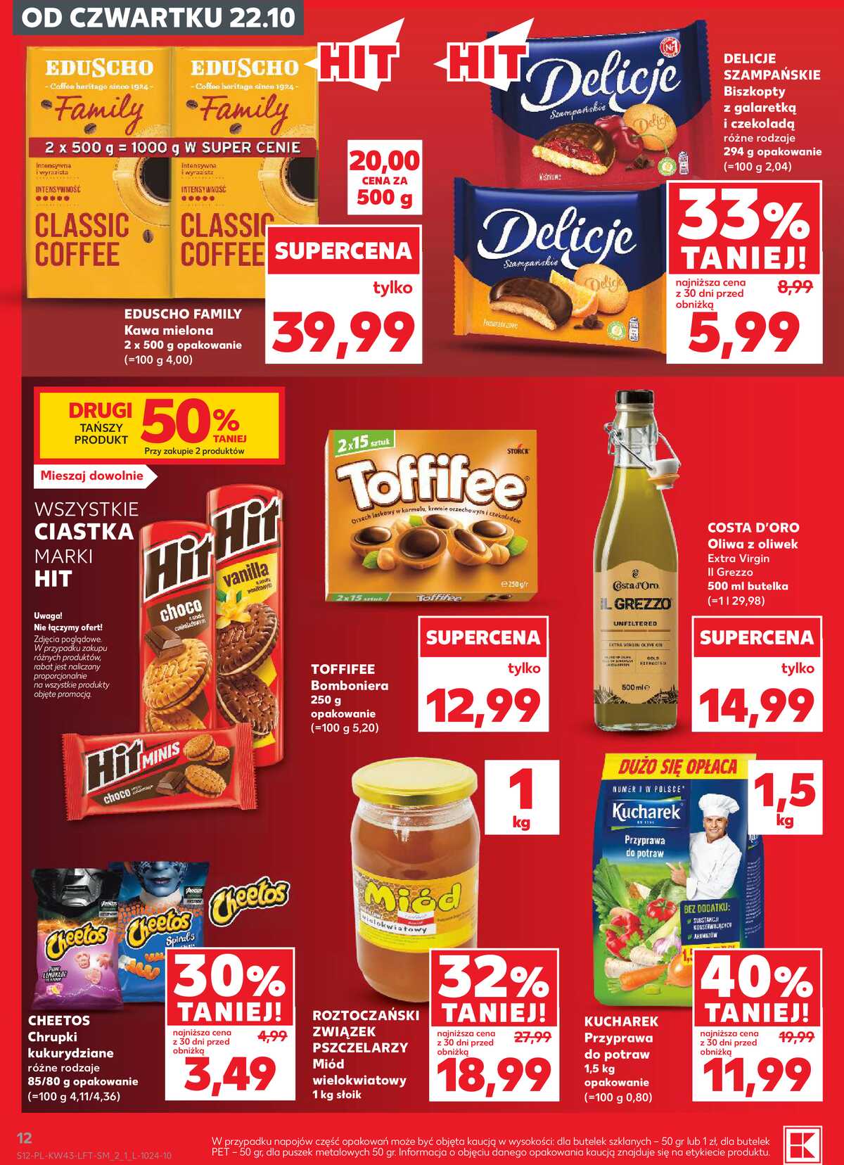 Leták Kaufland Polsko 22.10.-28.10.2026 - Týdenní zpravodaj strana 12