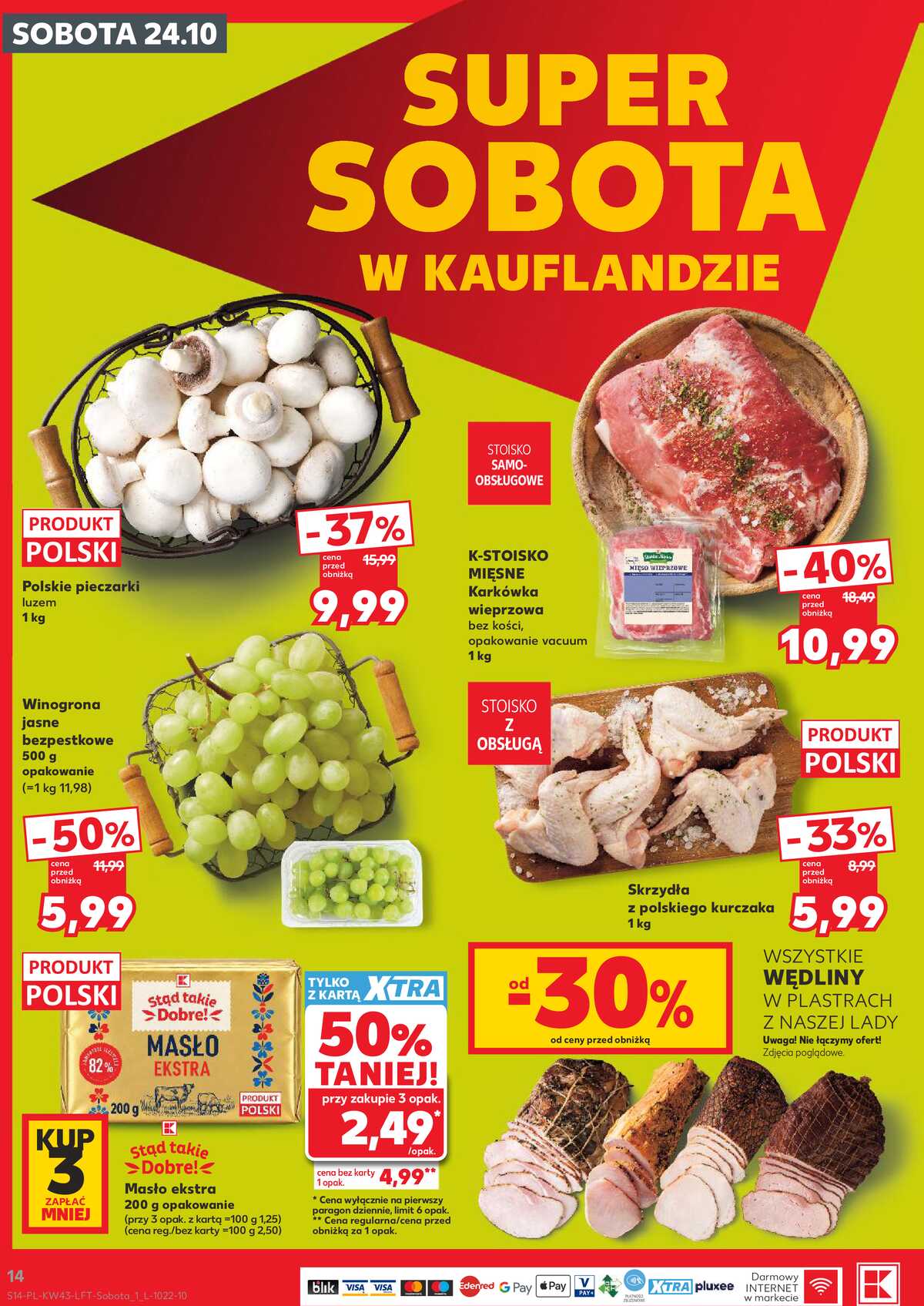 Leták Kaufland Polsko 22.10.-28.10.2026 - Týdenní zpravodaj strana 14