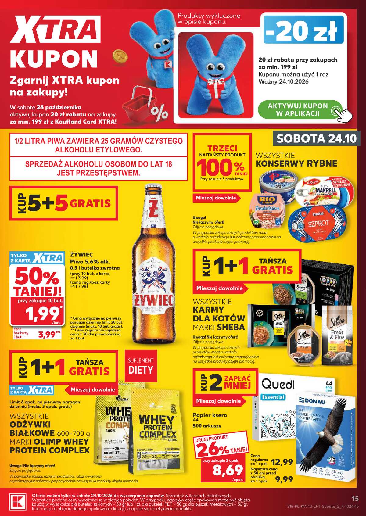 Leták Kaufland Polsko 22.10.-28.10.2026 - Týdenní zpravodaj strana 15