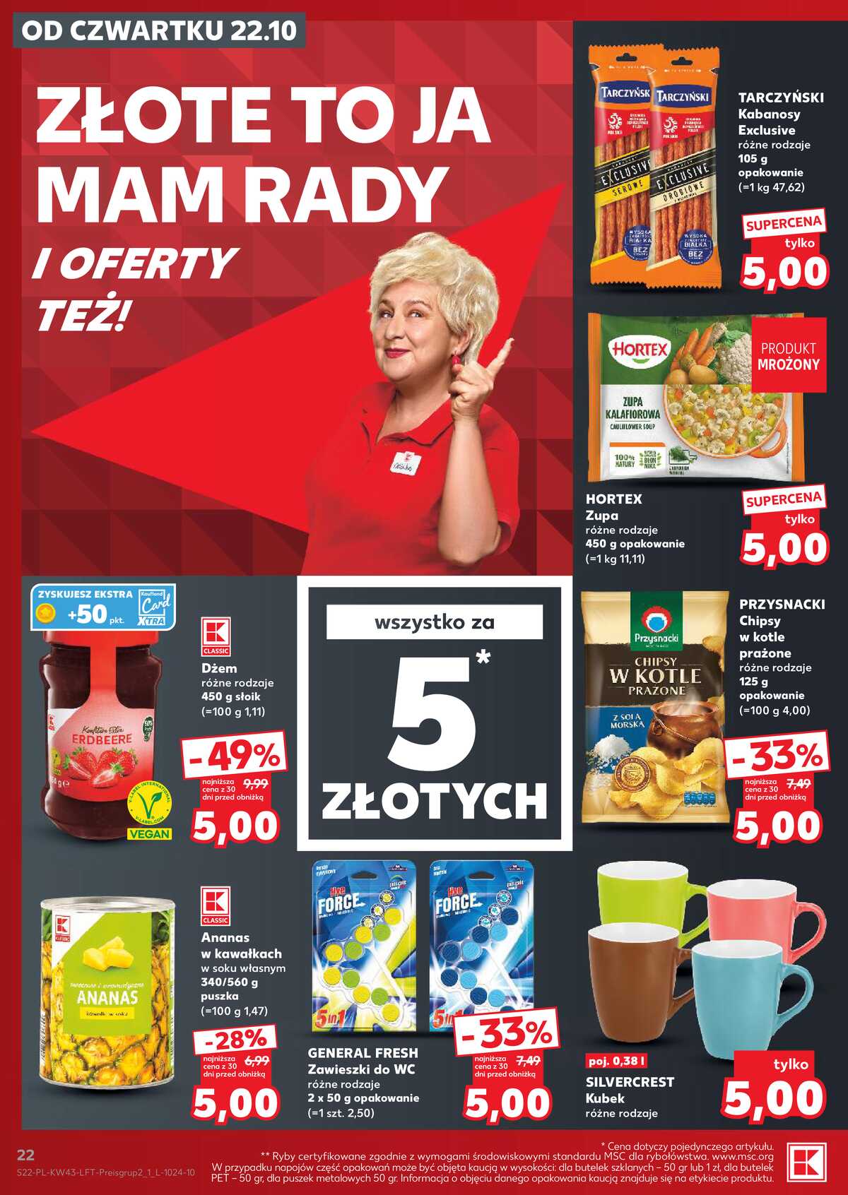 Leták Kaufland Polsko 22.10.-28.10.2026 - Týdenní zpravodaj strana 22