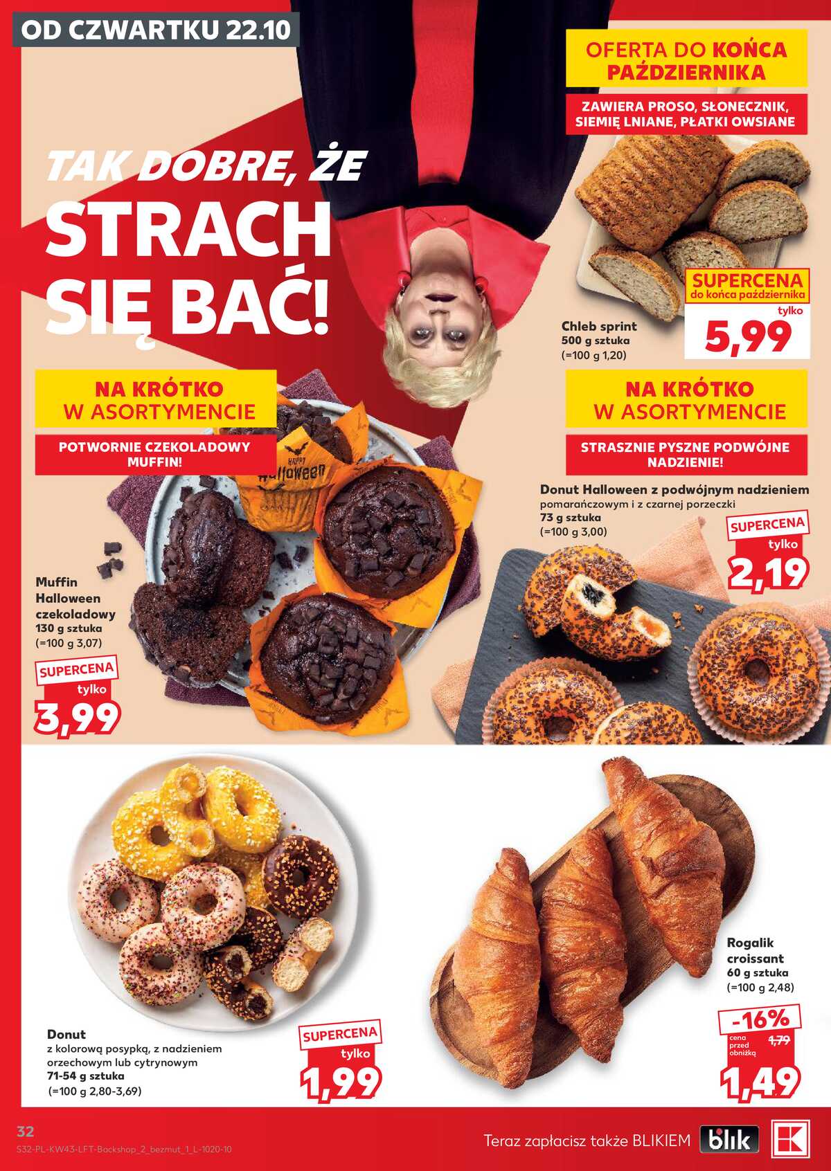 Leták Kaufland Polsko 22.10.-28.10.2026 - Týdenní zpravodaj strana 32