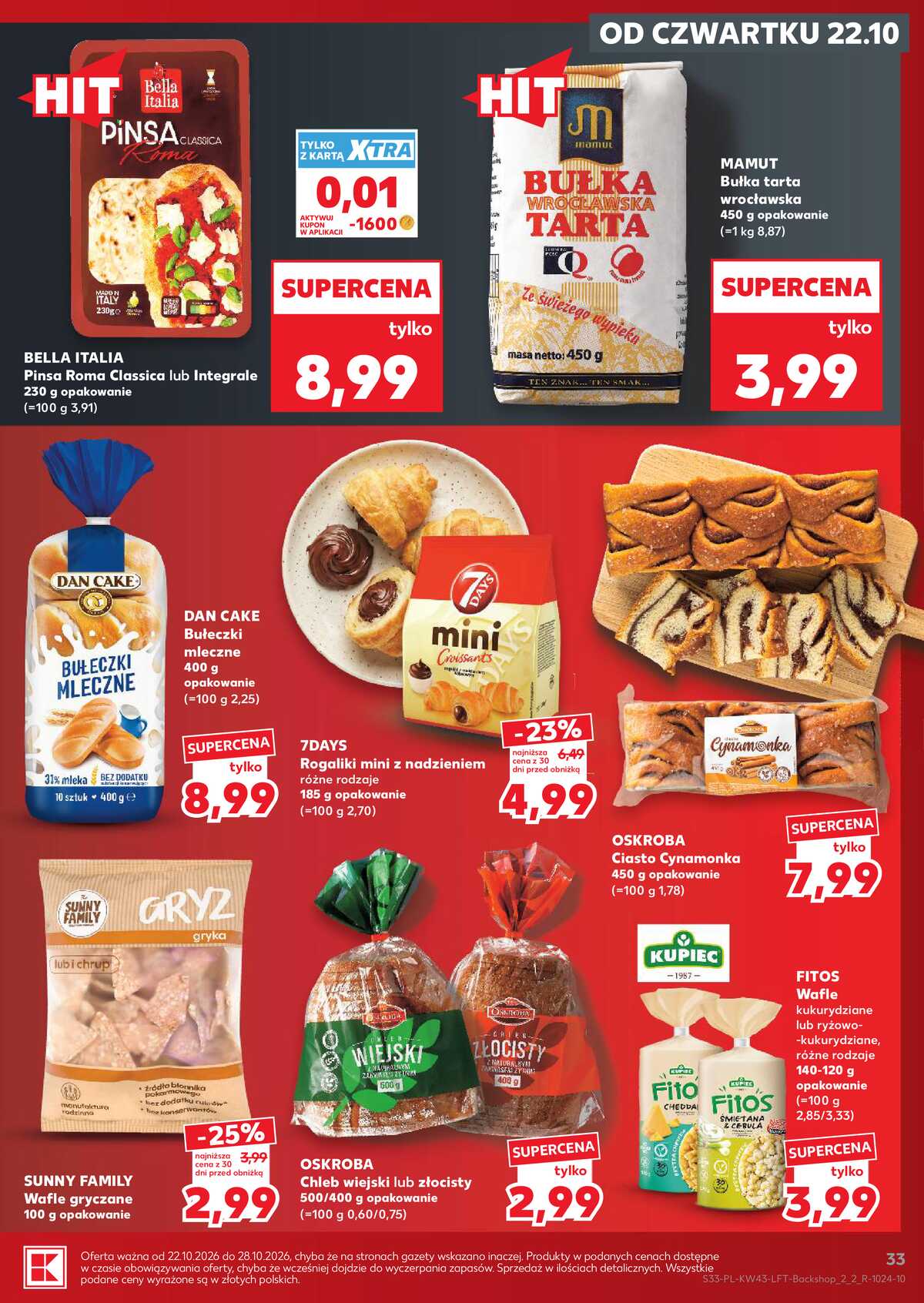 Leták Kaufland Polsko 22.10.-28.10.2026 - Týdenní zpravodaj strana 33