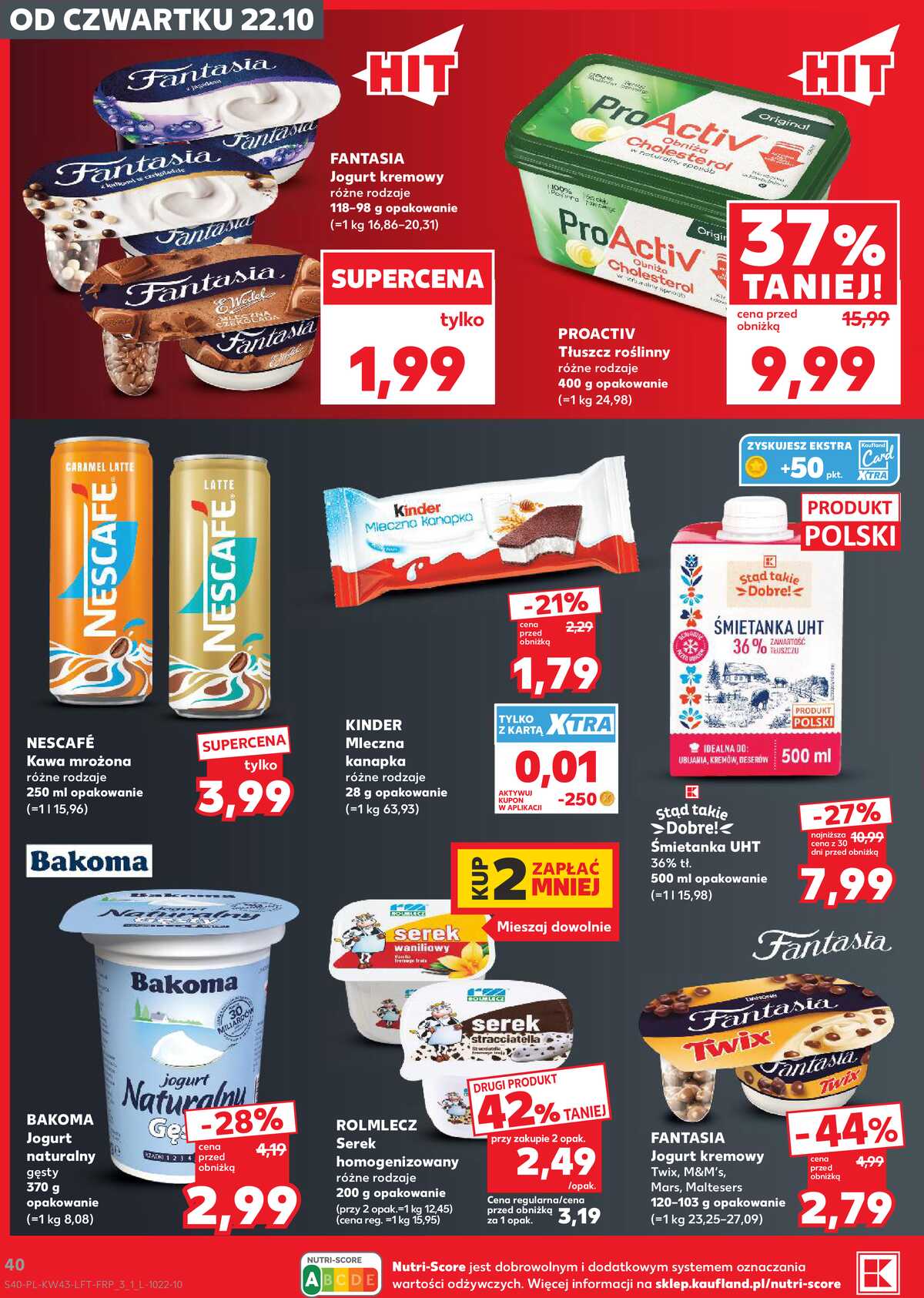 Leták Kaufland Polsko 22.10.-28.10.2026 - Týdenní zpravodaj strana 40
