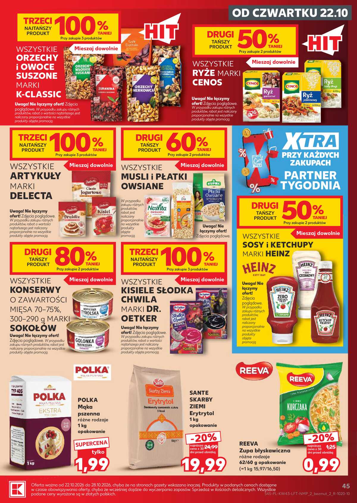Leták Kaufland Polsko 22.10.-28.10.2026 - Týdenní zpravodaj strana 45
