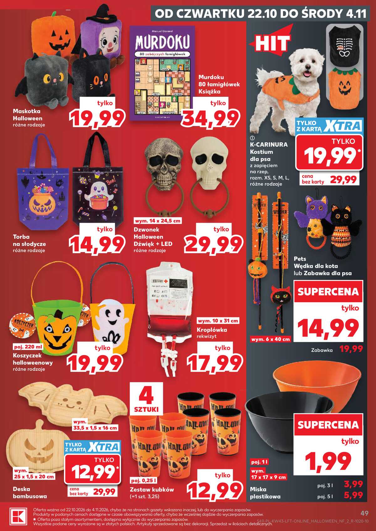 Leták Kaufland Polsko 22.10.-28.10.2026 - Týdenní zpravodaj strana 49