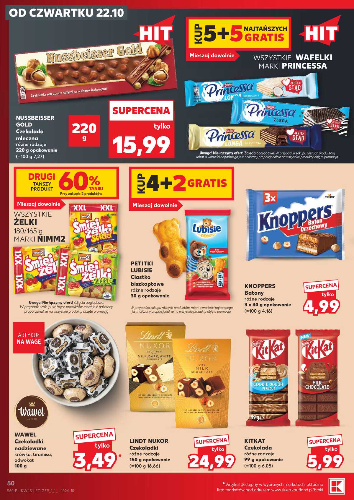 Leták Kaufland Polsko 22.10.-28.10.2026 - Týdenní zpravodaj strana 50