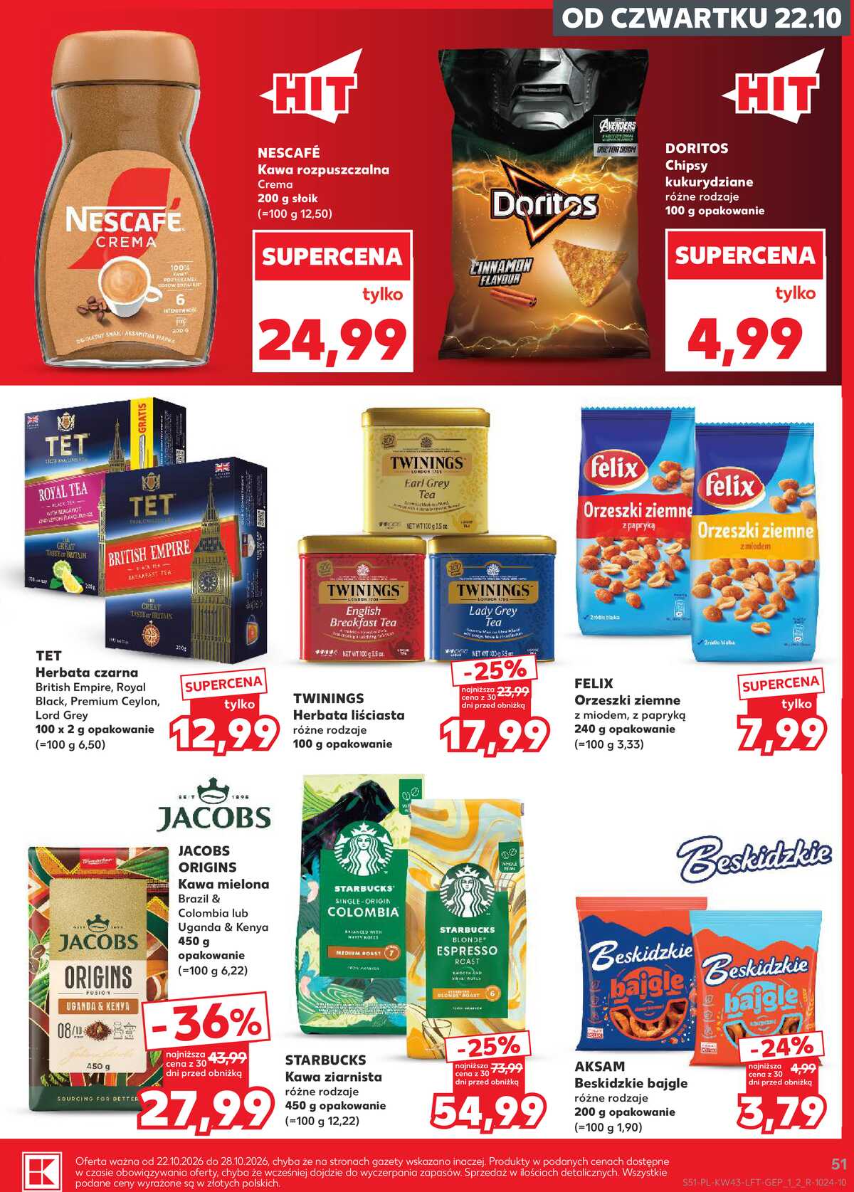Leták Kaufland Polsko 22.10.-28.10.2026 - Týdenní zpravodaj strana 51