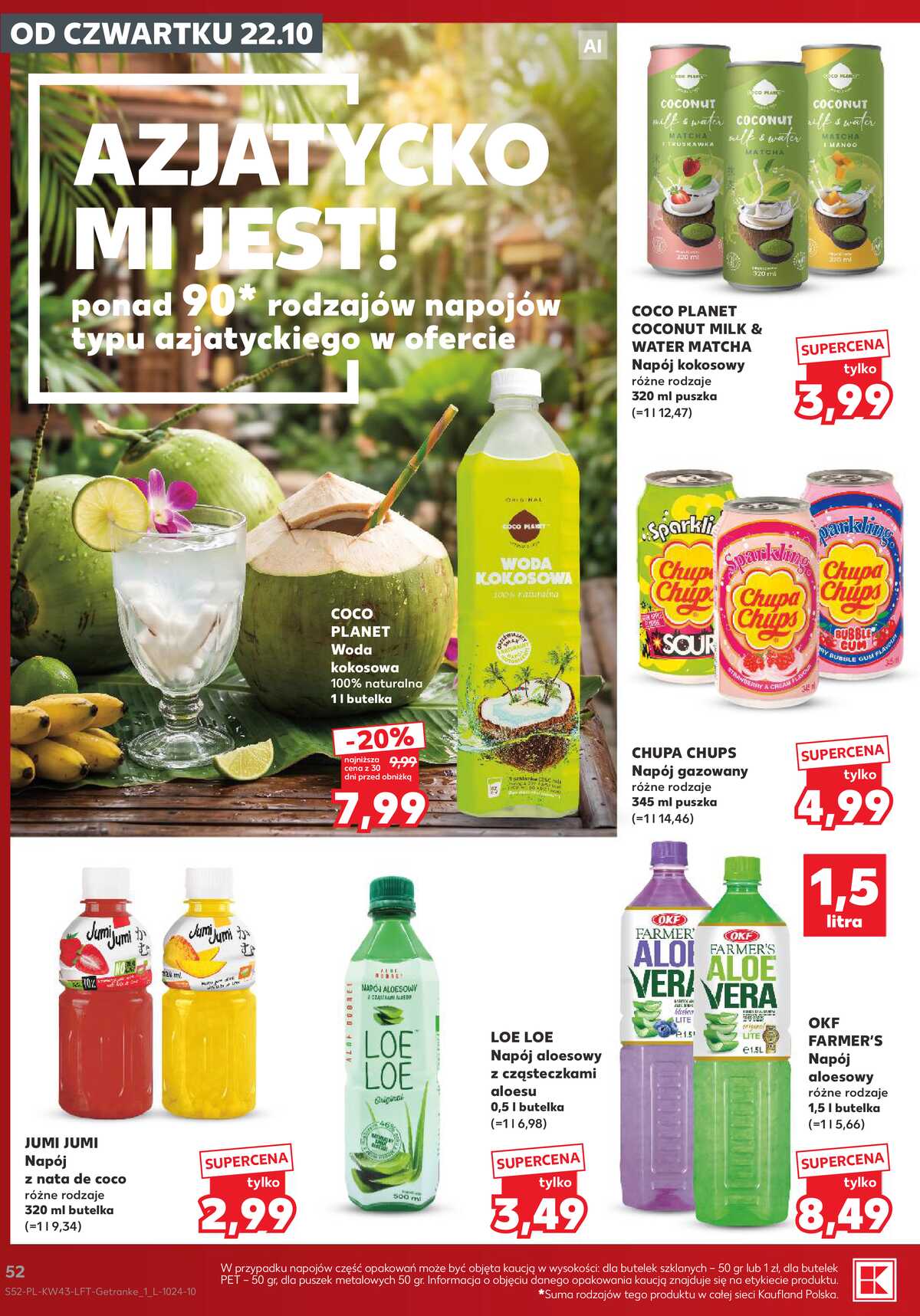 Leták Kaufland Polsko 22.10.-28.10.2026 - Týdenní zpravodaj strana 52