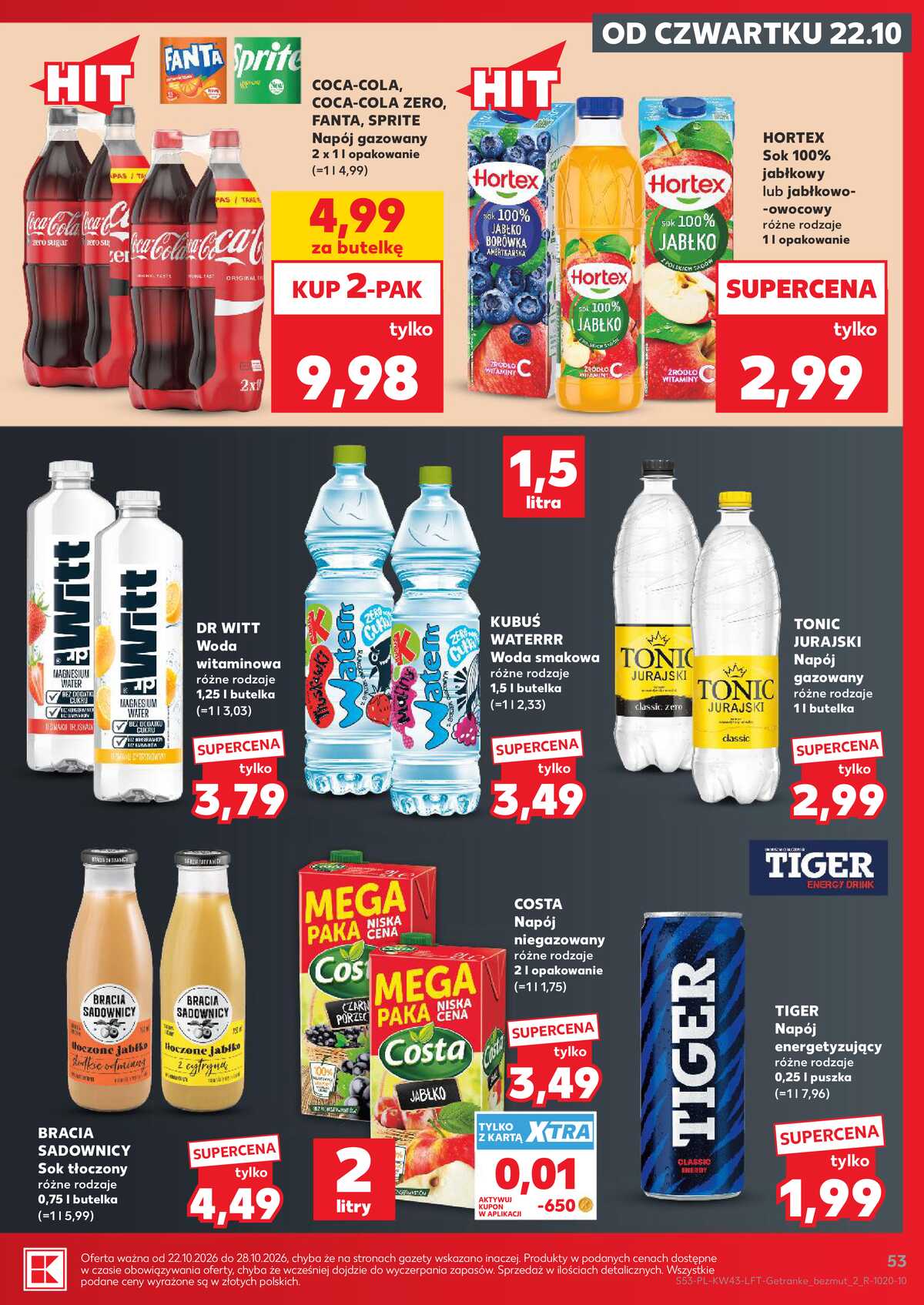 Leták Kaufland Polsko 22.10.-28.10.2026 - Týdenní zpravodaj strana 53