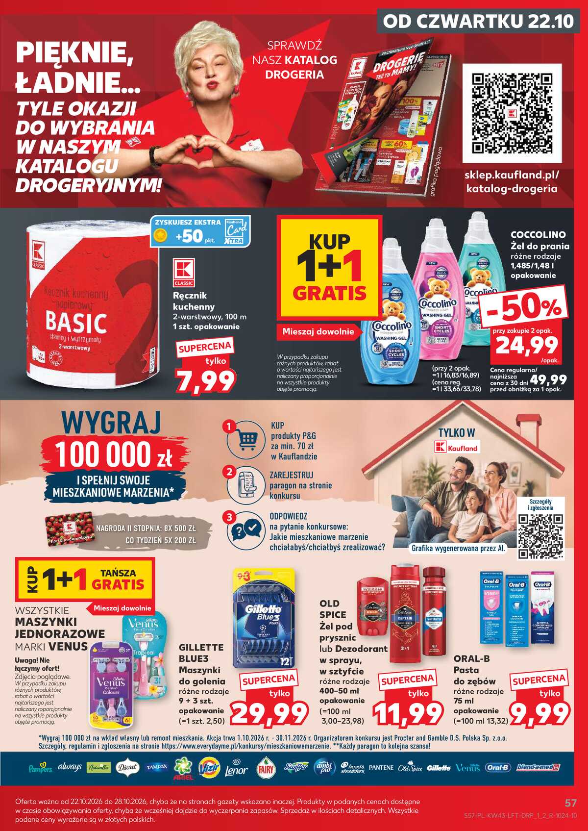Leták Kaufland Polsko 22.10.-28.10.2026 - Týdenní zpravodaj strana 57