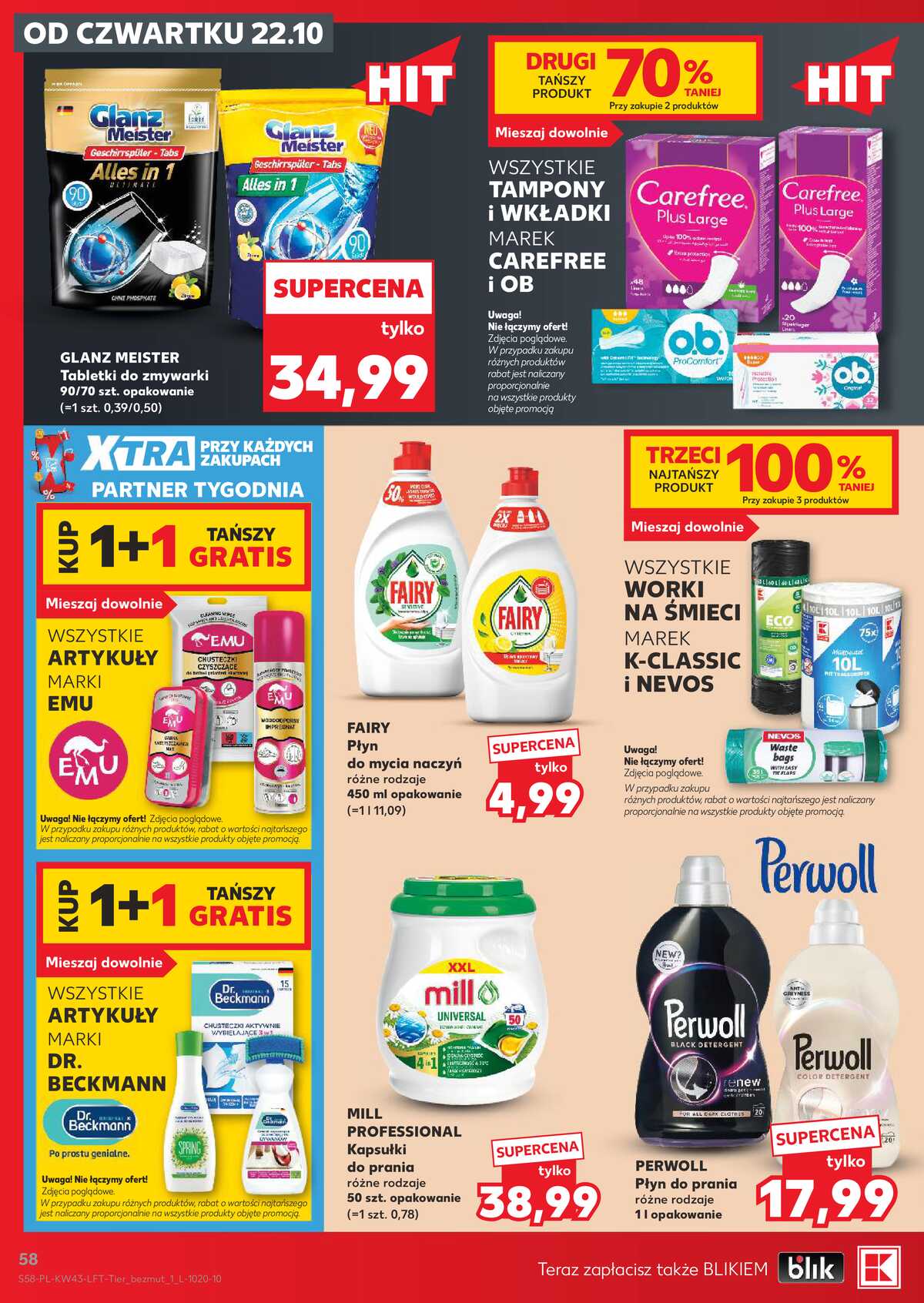Leták Kaufland Polsko 22.10.-28.10.2026 - Týdenní zpravodaj strana 58