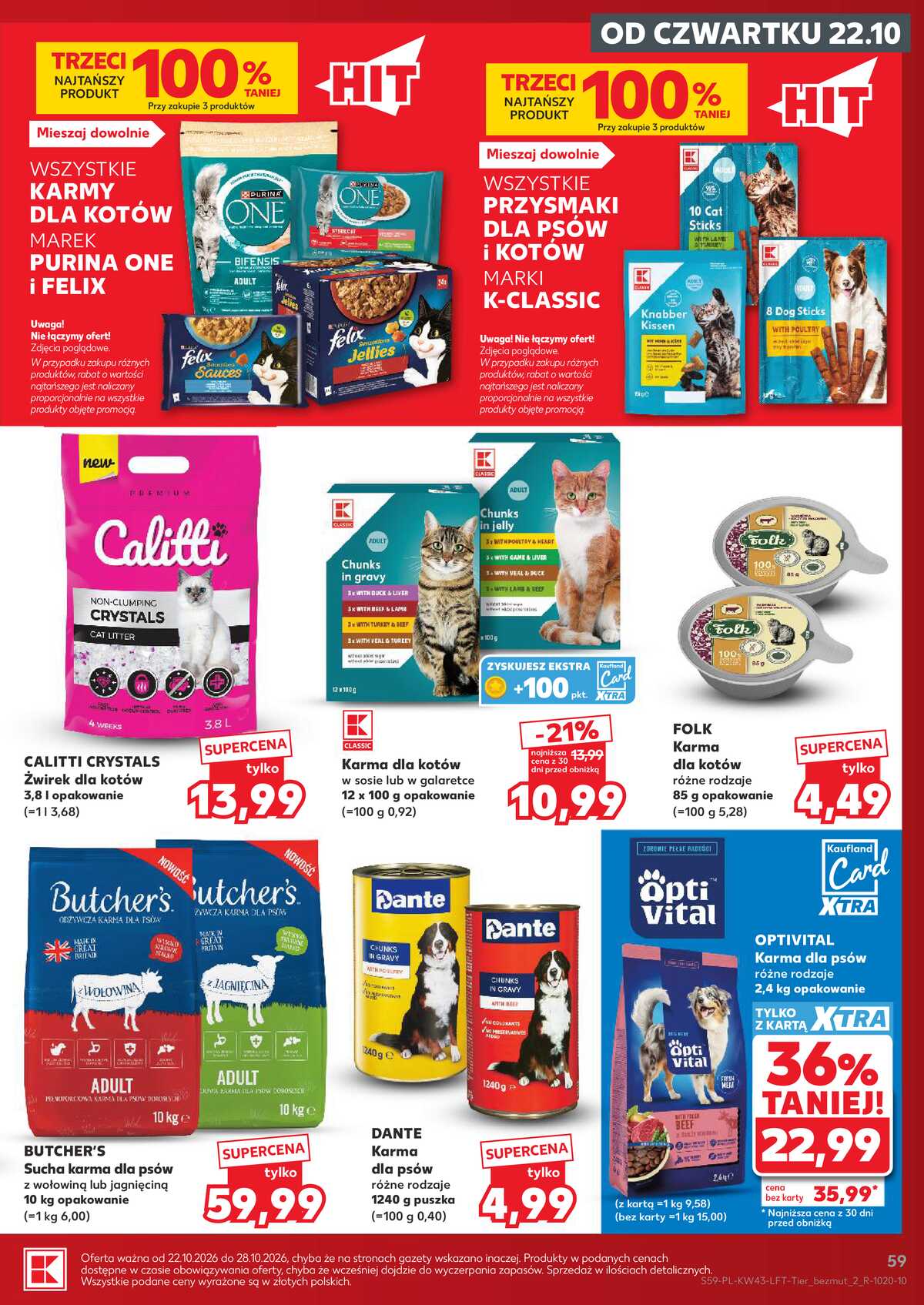 Leták Kaufland Polsko 22.10.-28.10.2026 - Týdenní zpravodaj strana 59