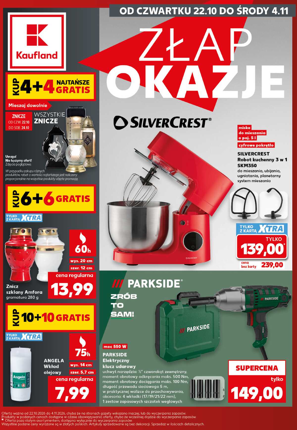 Leták Kaufland Polsko 22.10.-4.11.2026 strana 1