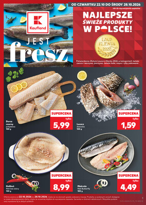 Leták Kaufland Polsko 22.10.-28.10.2026 - Ryby z našeho pultu
