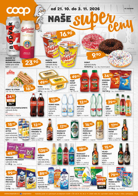 COOP Super cena do 3.11.