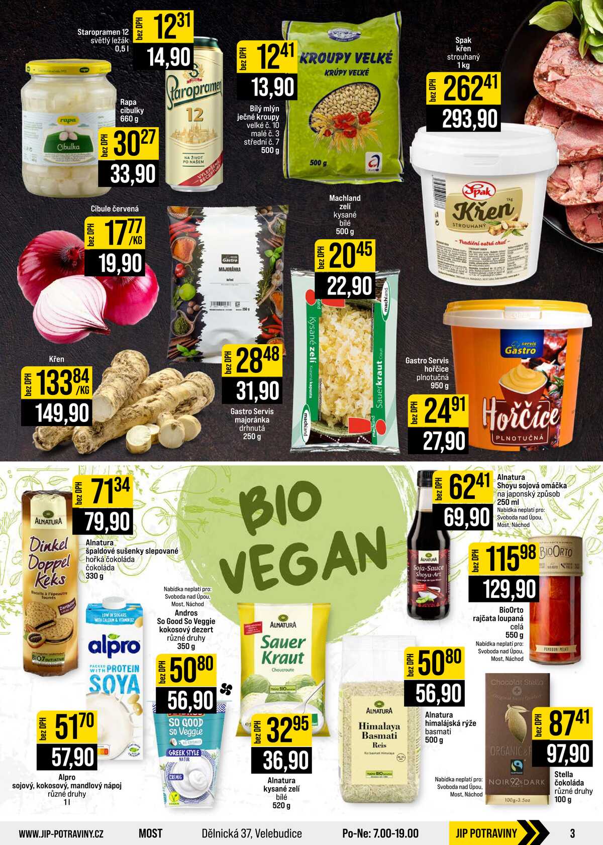 JIP Cash & Carry České Budějovice, Most, Náchod, Polička, Sušice a Svoboda nad Úpou od 21.10. do 27.10.2026 strana 3