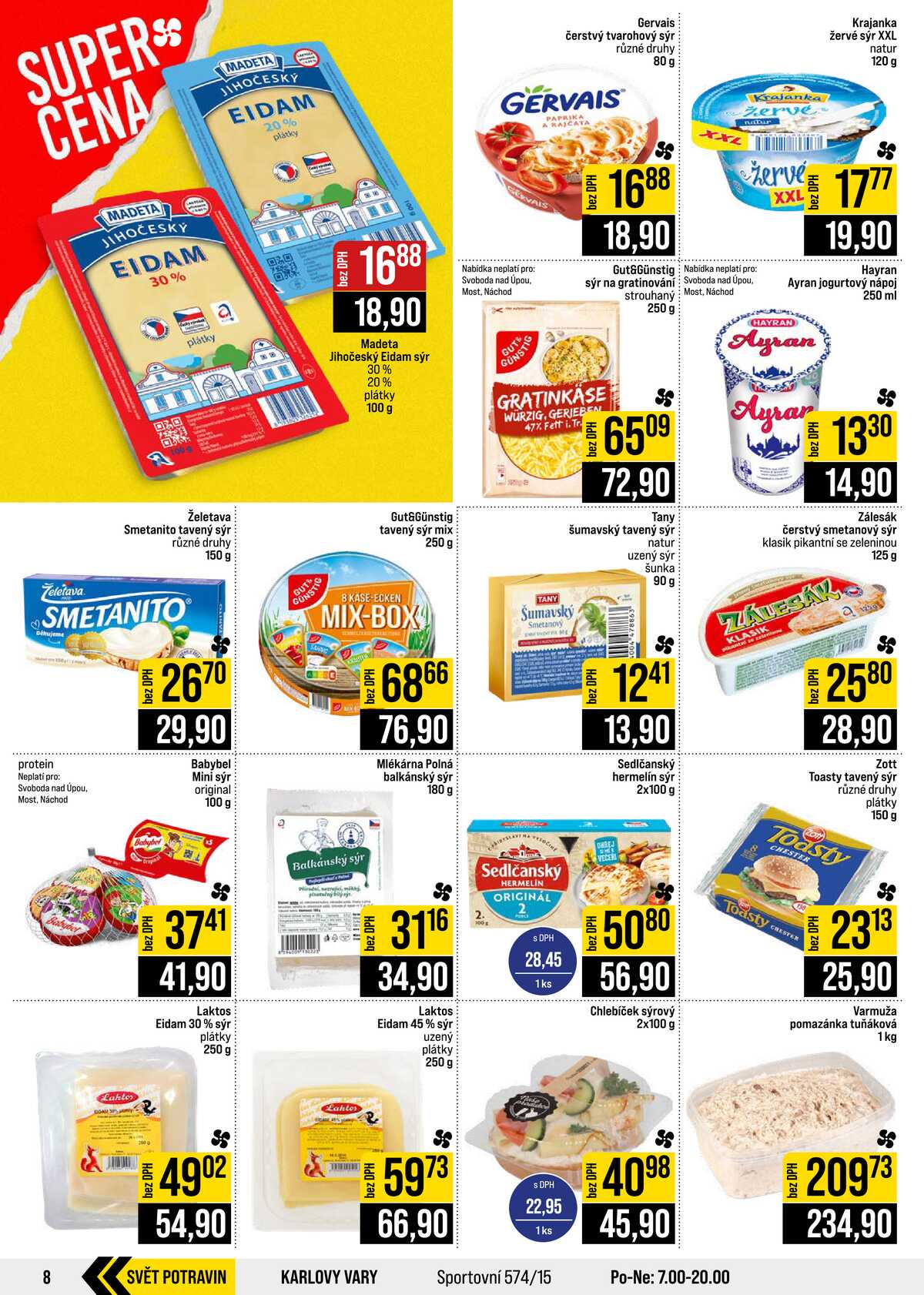 JIP Cash & Carry České Budějovice, Most, Náchod, Polička, Sušice a Svoboda nad Úpou od 21.10. do 27.10.2026 strana 8