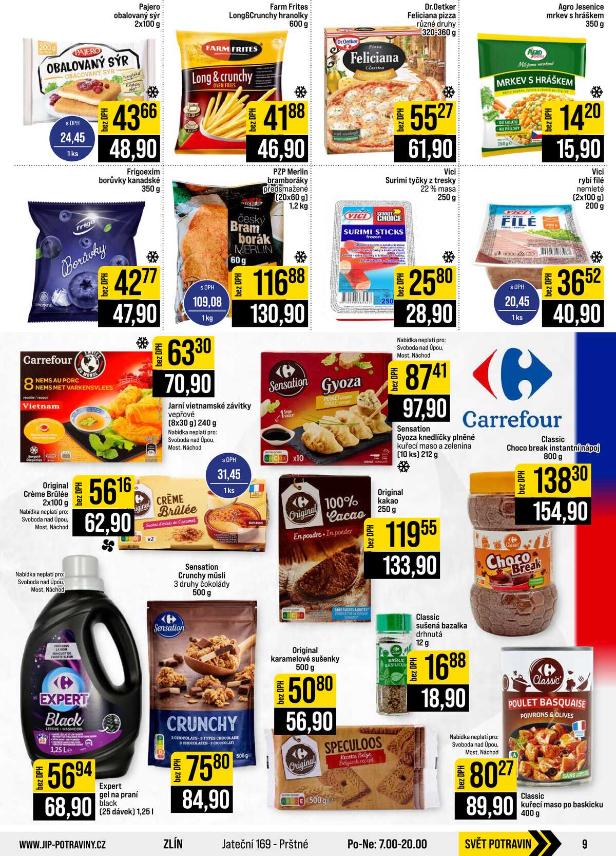 JIP Cash & Carry České Budějovice, Most, Náchod, Polička, Sušice a Svoboda nad Úpou od 21.10. do 27.10.2026 strana 9