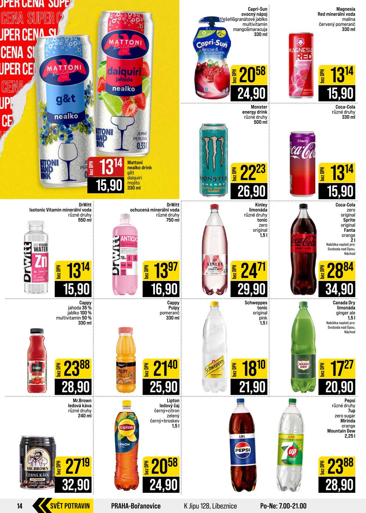 JIP Cash & Carry České Budějovice, Most, Náchod, Polička, Sušice a Svoboda nad Úpou od 21.10. do 27.10.2026 strana 14