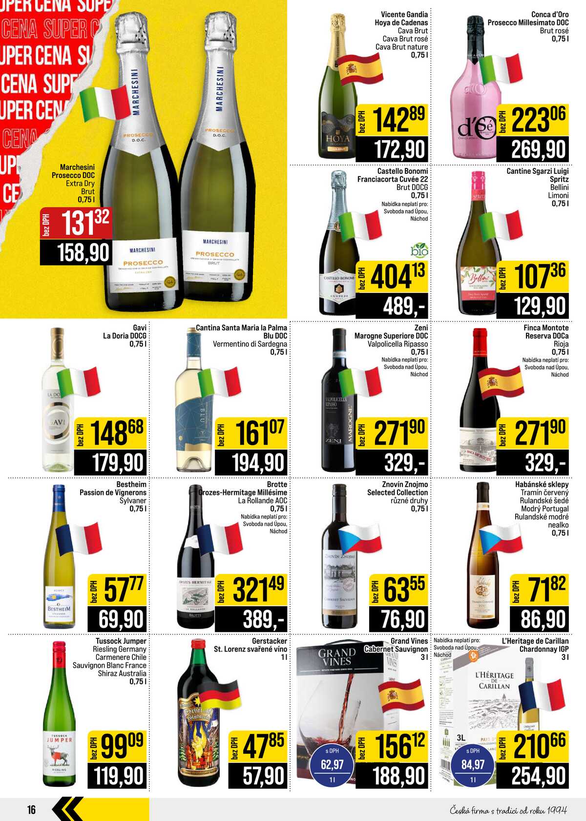 JIP Cash & Carry České Budějovice, Most, Náchod, Polička, Sušice a Svoboda nad Úpou od 21.10. do 27.10.2026 strana 16