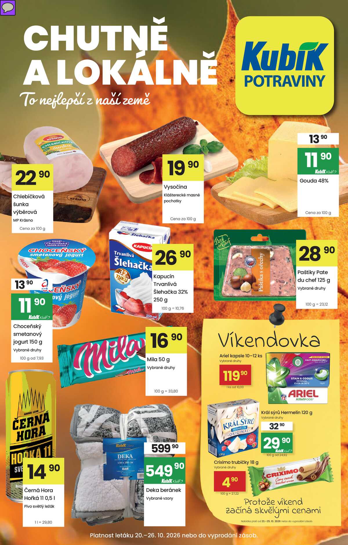 Kubík potraviny do 26.10. strana 1