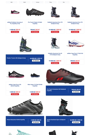 Intersport Boty - 21. 10. 2026