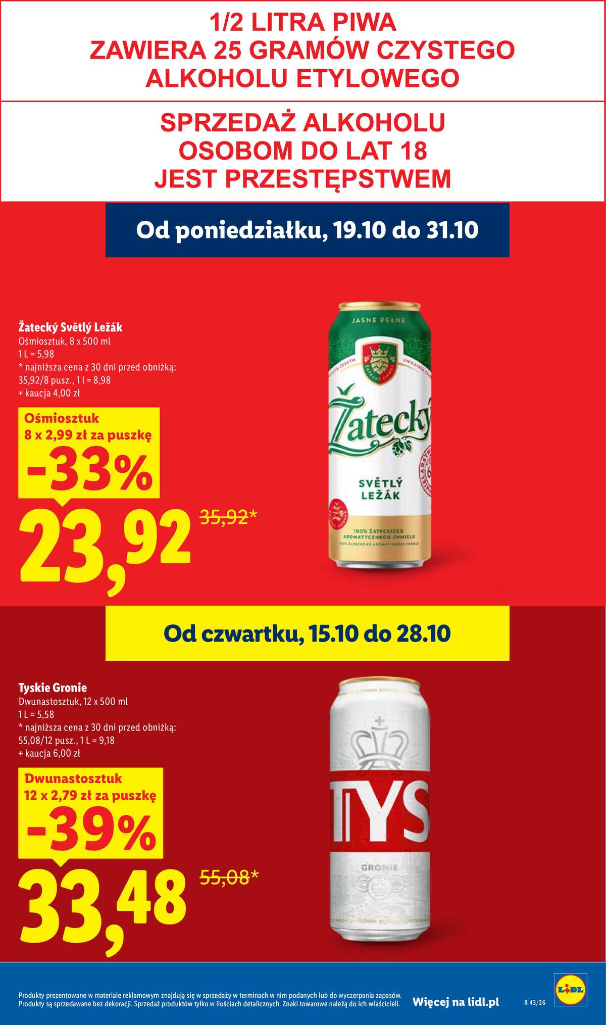 Leták Lidl Polsko 22.10.-24.10.2026 - Leták strana 33