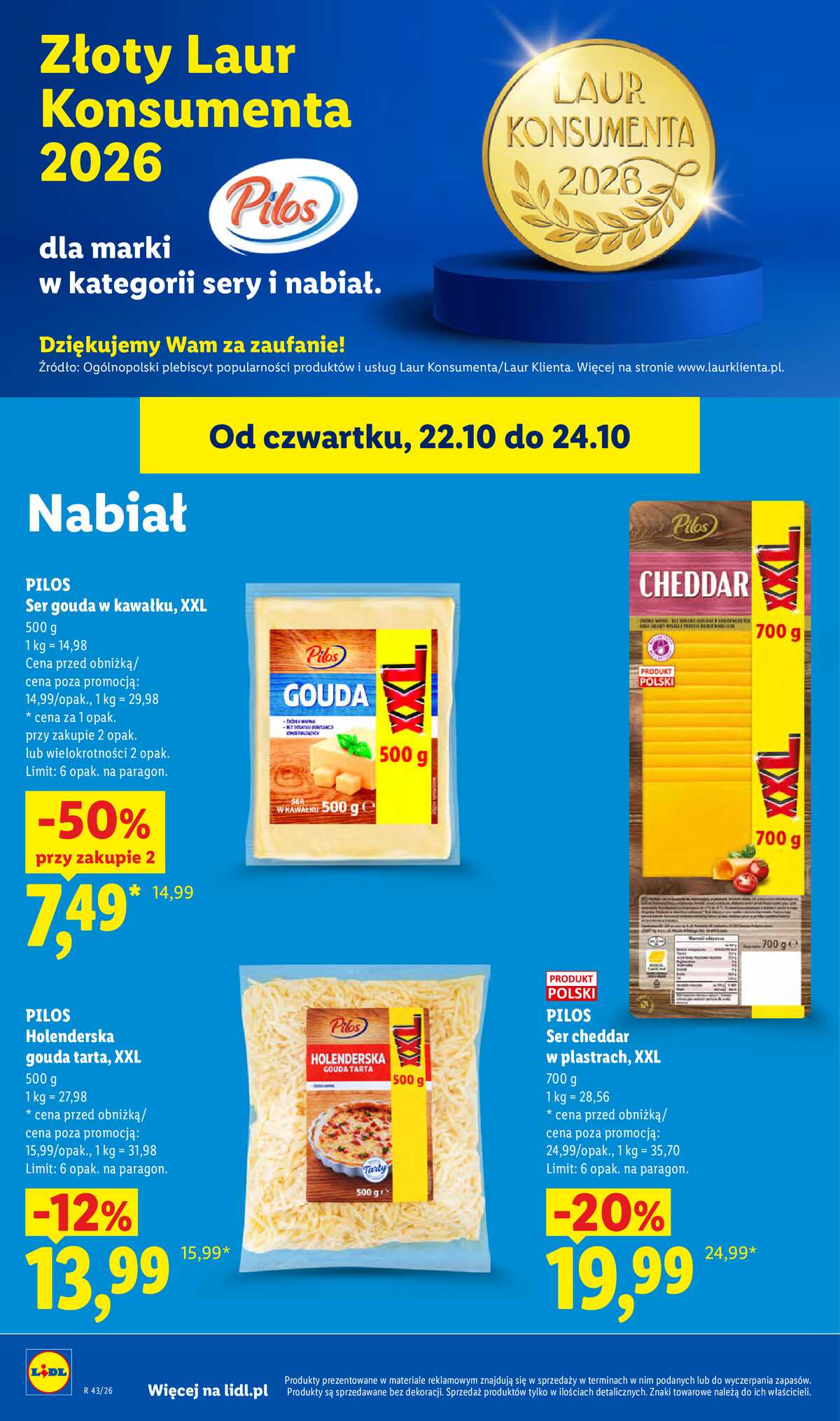 Leták Lidl Polsko 22.10.-24.10.2026 - Leták strana 62