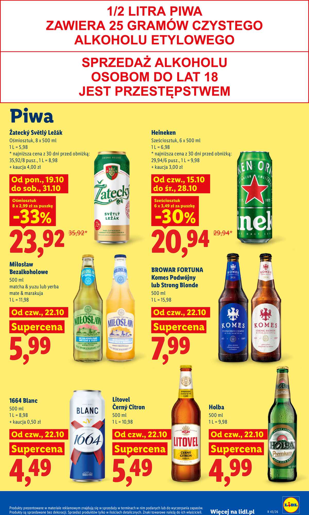 Leták Lidl Polsko 22.10.-24.10.2026 - Leták strana 89