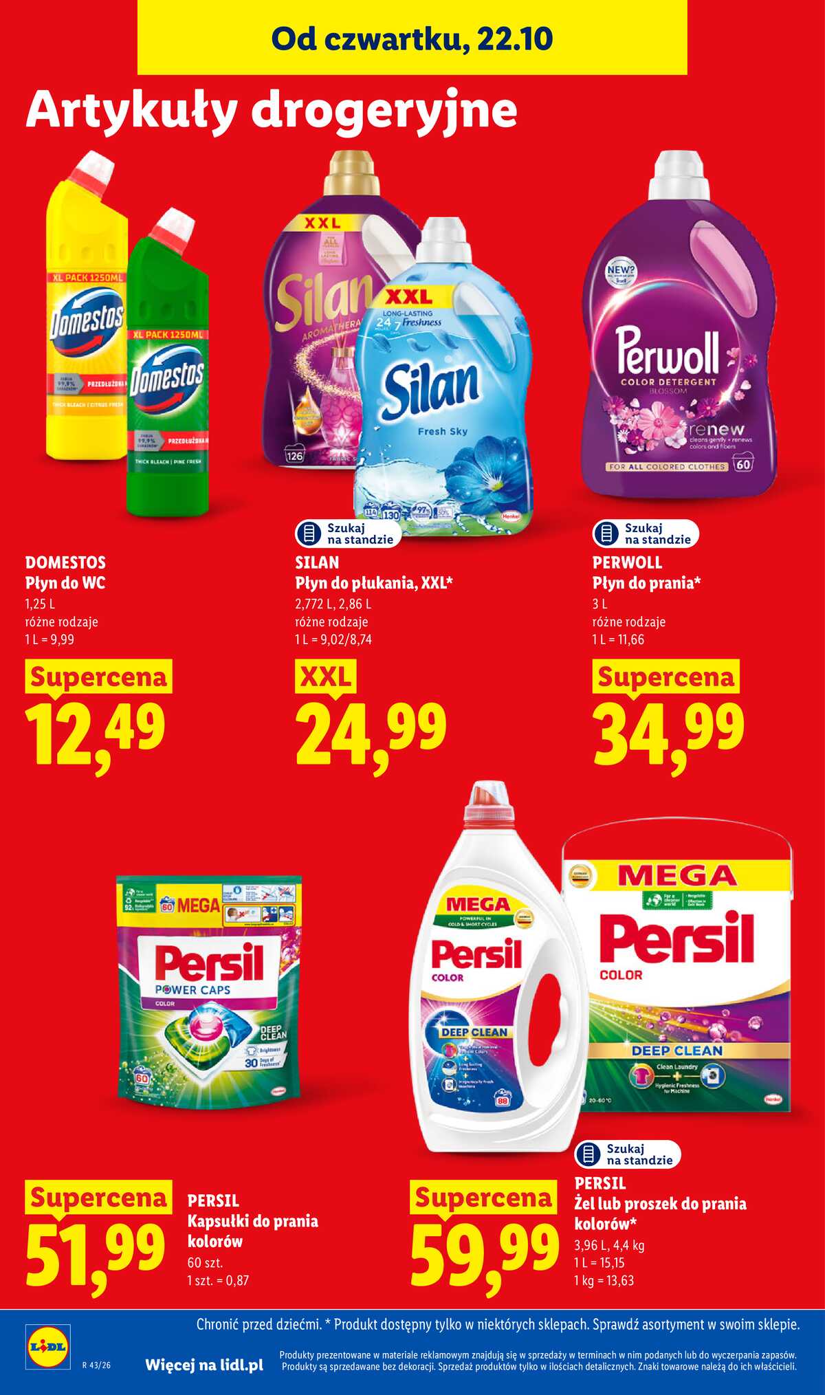 Leták Lidl Polsko 22.10.-24.10.2026 - Leták strana 98