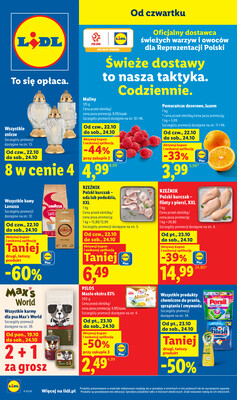 Leták Lidl Polsko 22.10.-24.10.2026 - Leták