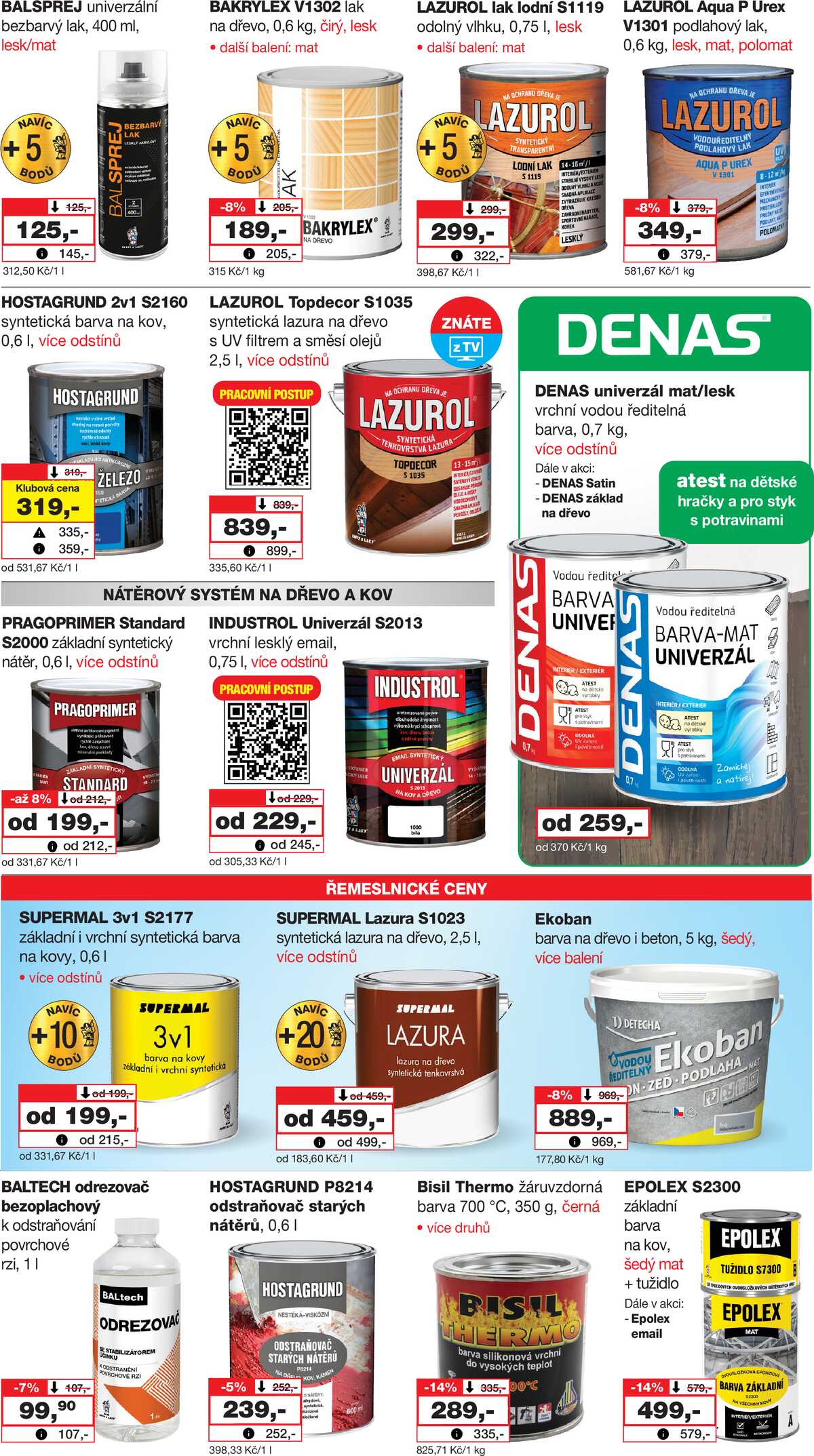 Barvy a laky drogerie od 24.10. do 13.11.2026 strana 6