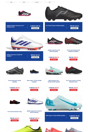 Intersport Kopačky a míče - 22. 10. 2026