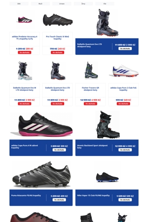 Intersport Boty - 22. 10. 2026