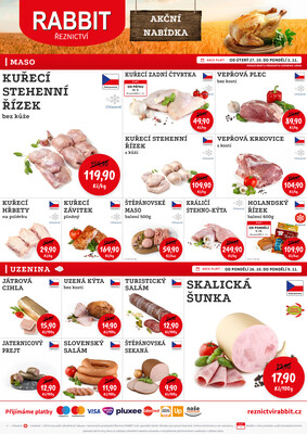 RABBIT řeznictví letáky