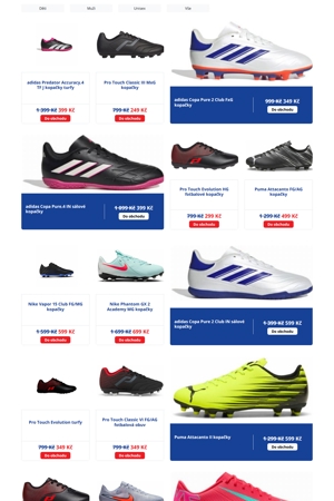 Intersport Kopačky a míče - 23. 10. 2026
