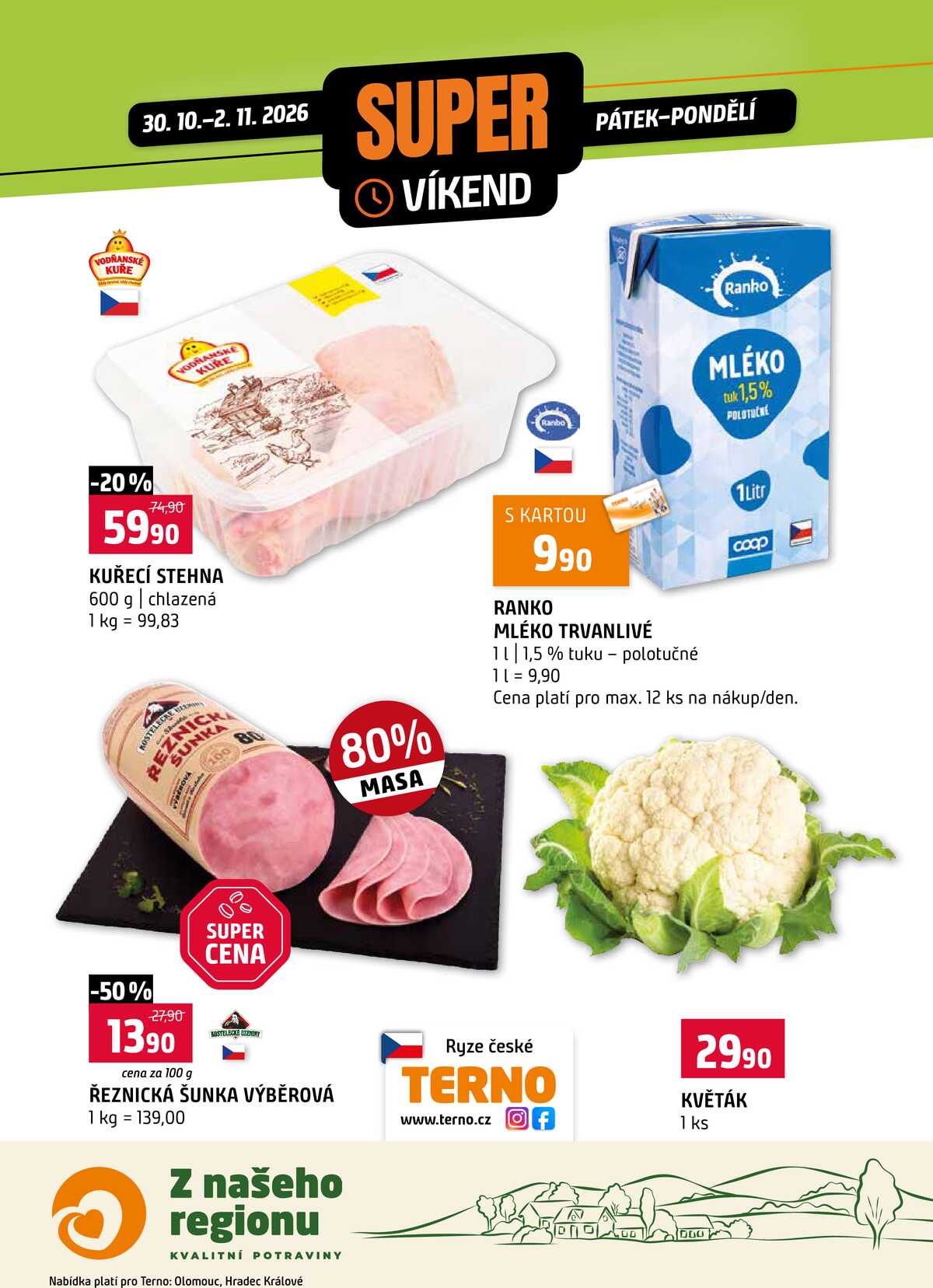 Terno Víkendová akce od 30.10. do 2.11.2026 strana 2